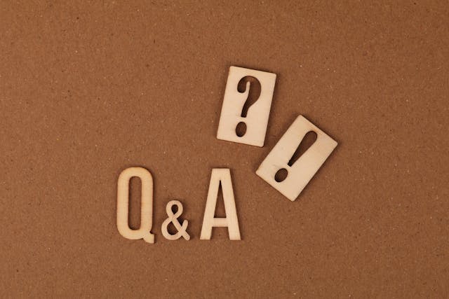 Q&Aの文字