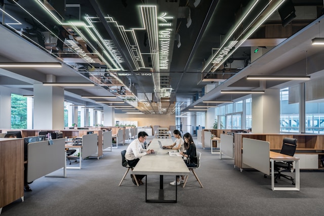 受け入れ企業の社内の様子