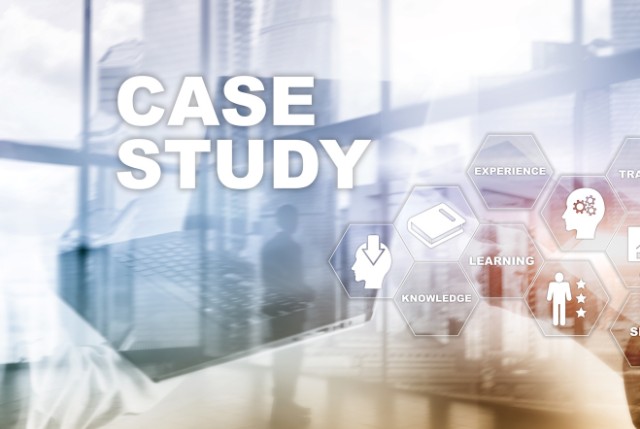 CASE STUDYの文字